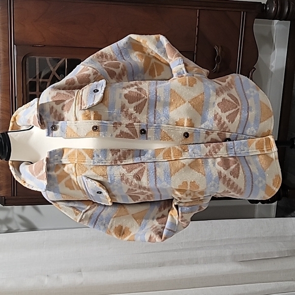 ✨RARE✨Free People Ruby Jacquard Jacket in Sedona Combo Size S - Picture 8 of 17